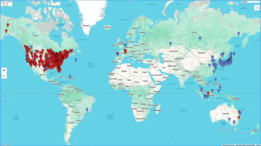 2024 POTA Map Recap