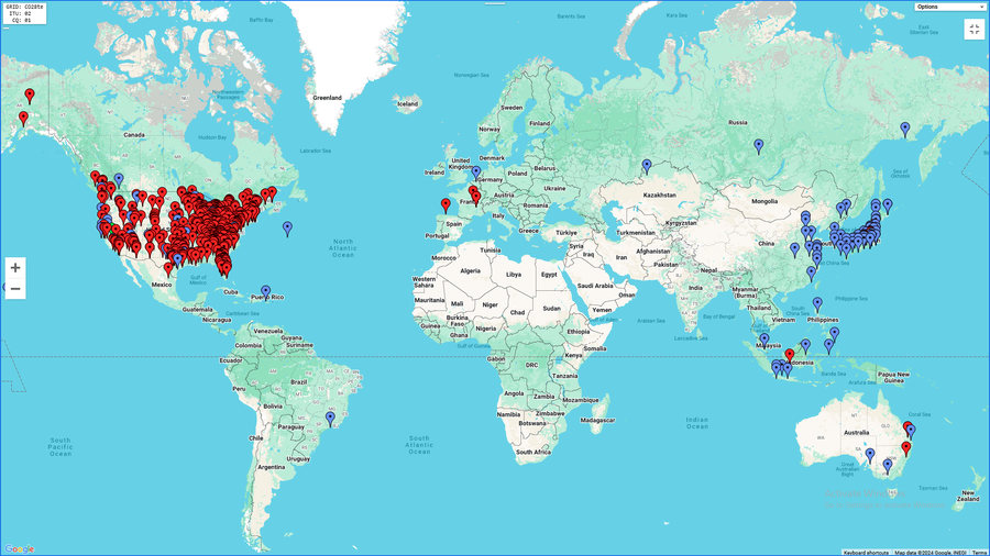 2024 POTA Map Recap